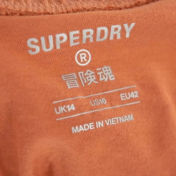 Superdry Women's casual shorts Superdry Flex | Terra Cotta Orange  | 10 - Picture 6 of 10
